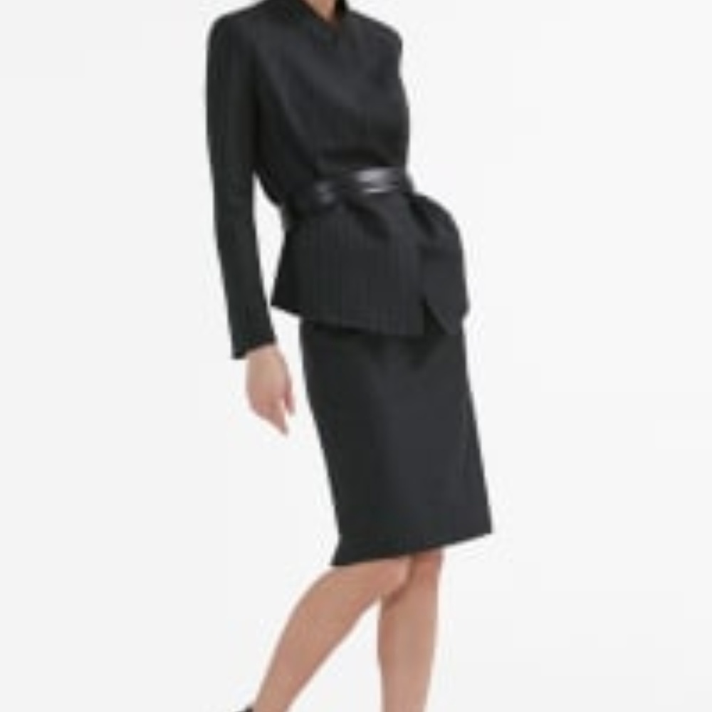 The Oliver Jacket in Pinstripe - Like New